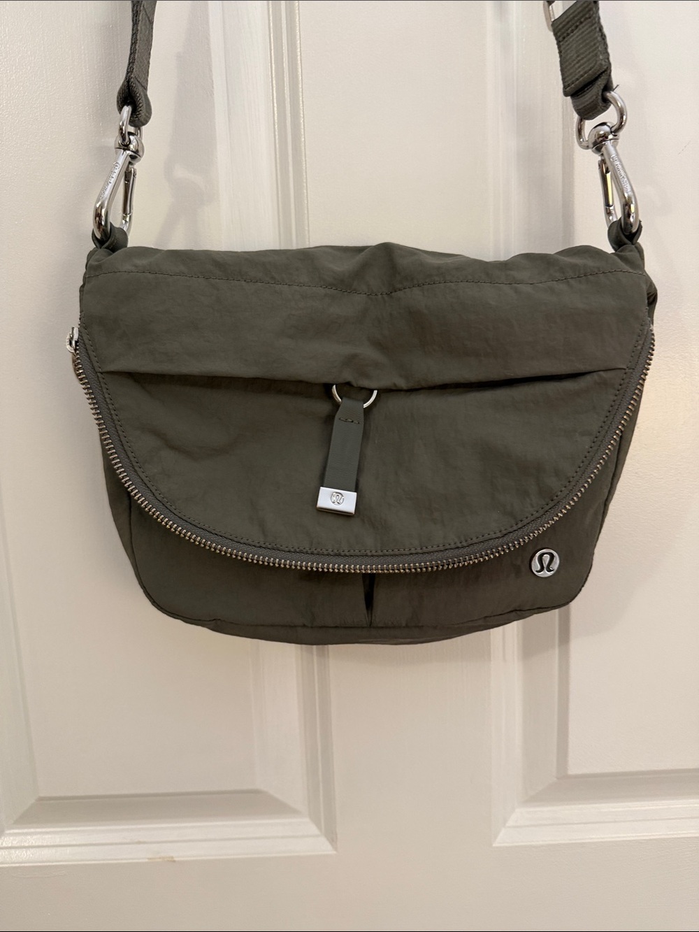 Lululemon All Night Festival 5L Olive Green Crossbody Bag